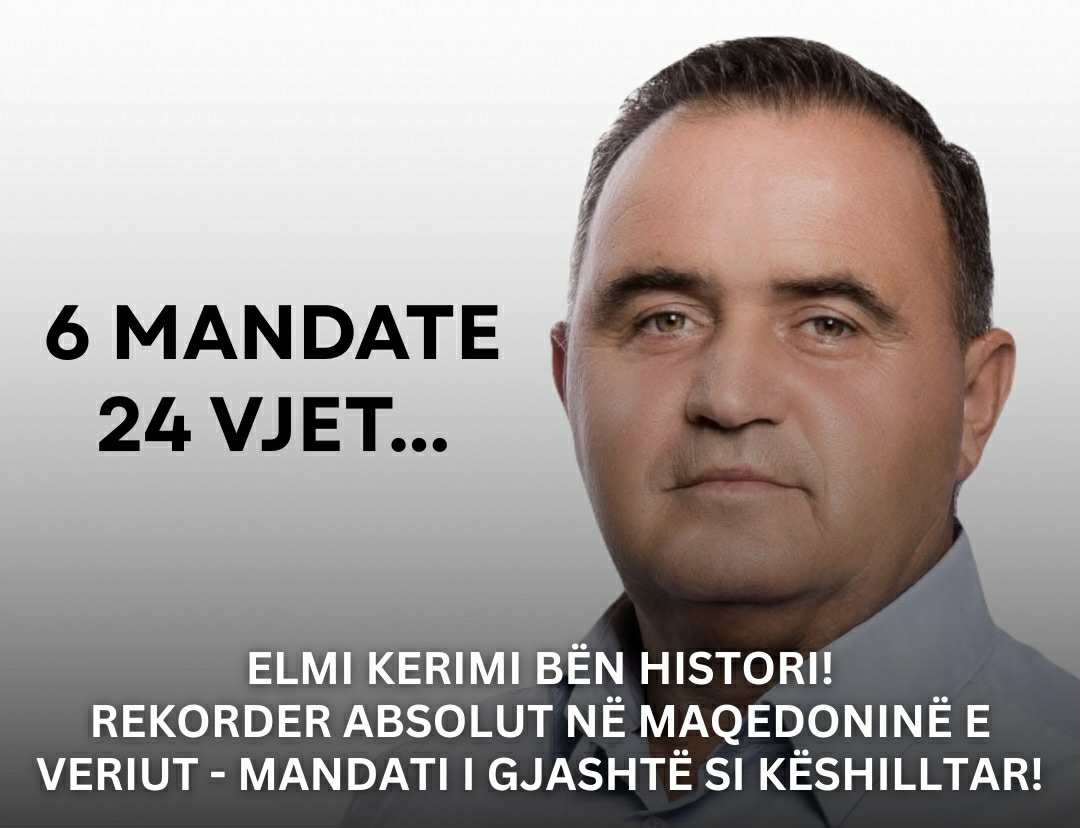 Këshilltari rekordmen, Elmi Kerimi po e fillon mandatin e 6 në komunën e Petrovecit