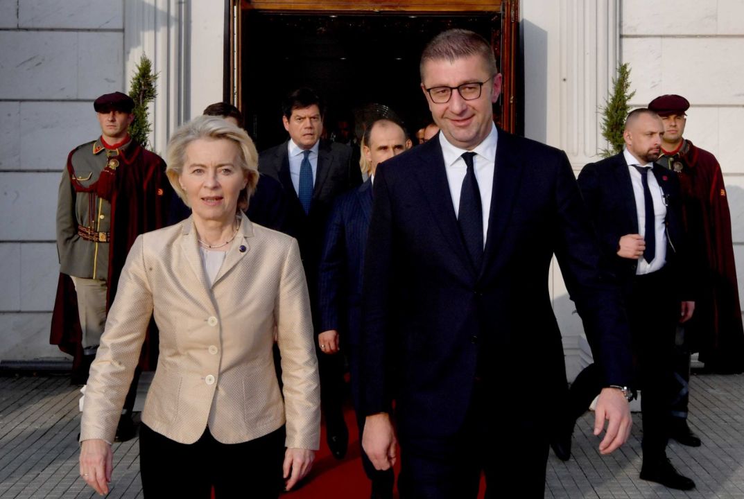 Mickoski zhvilloi takim me presidenten e Komisionit Evropian, Ursula von der Leyen