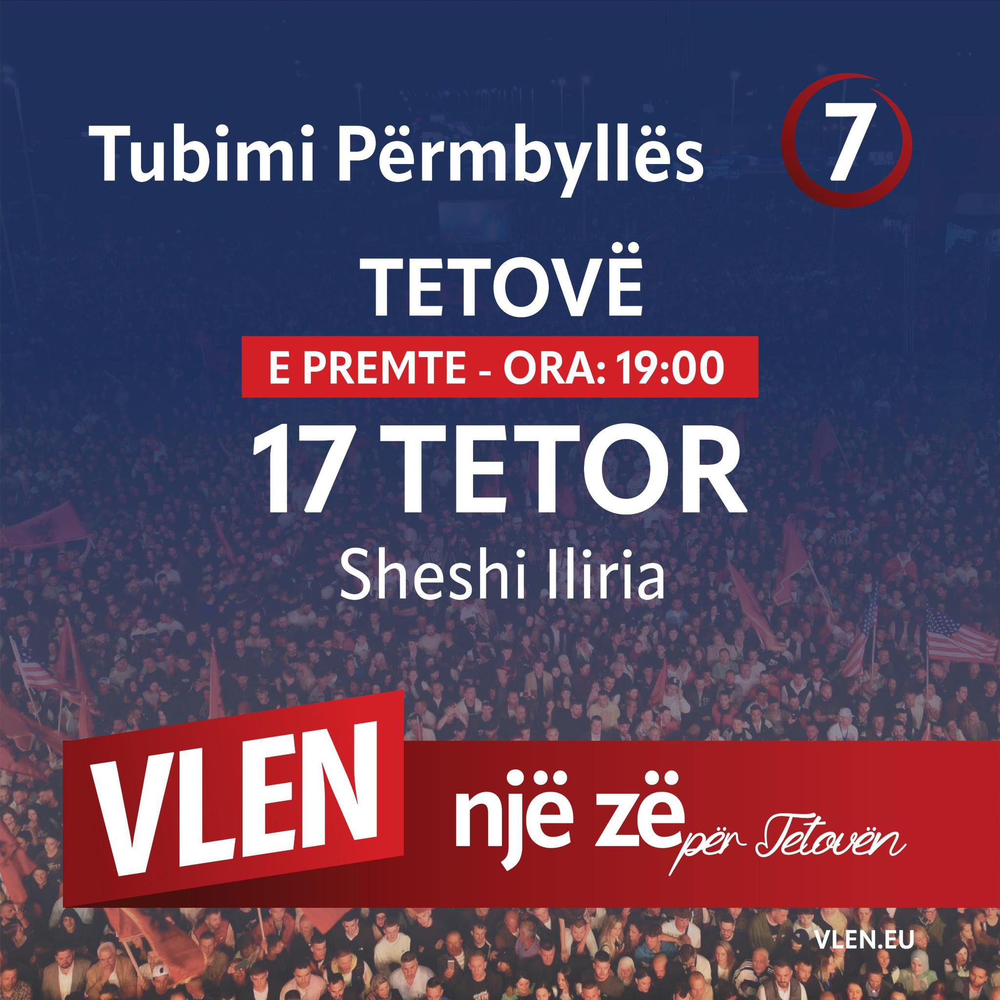 VLEN: Tetova, sot, zemra e fitores shqiptare!