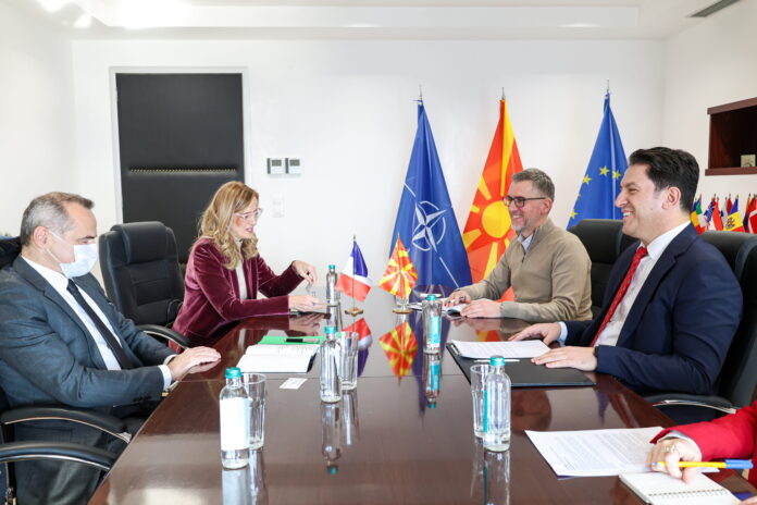 Ministri Sali priti në takim Ambasadorin e Republikës së Francës në RMV, Le Rigoler