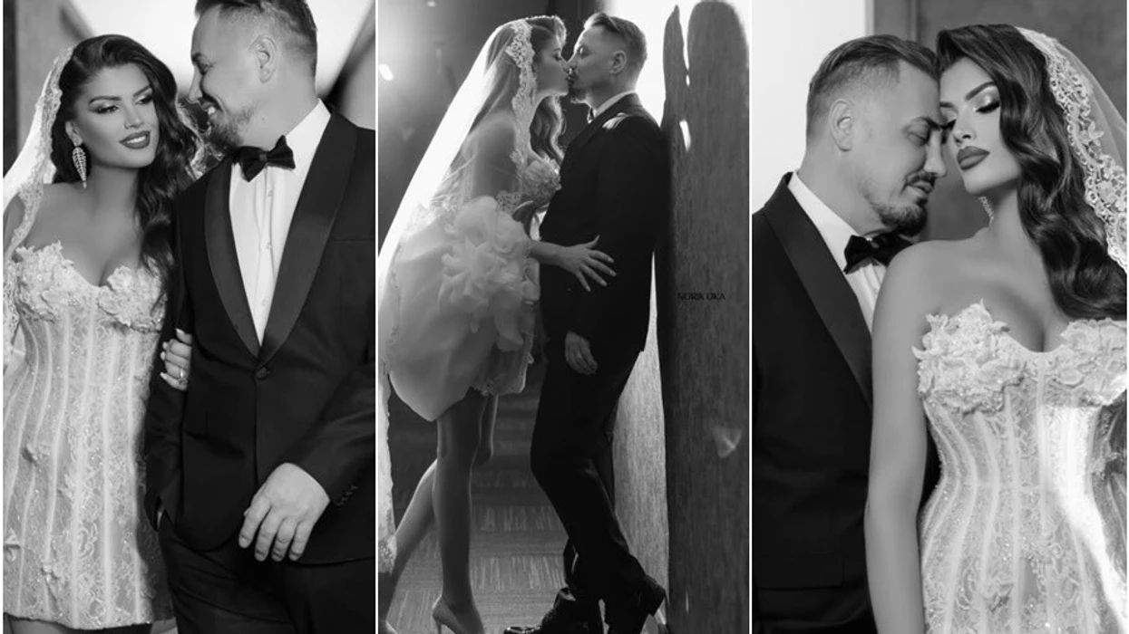 Publikohet fotosesioni i martesës së Bleros me Eronitën