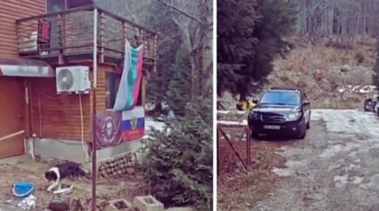 Zbulohet bazë sekrete paraushtarake vetëm 100 kilometra nga kufiri me Maqedoninë   Objekt misterioz në kodra  flamur rus  qen dhe persona të armatosur rëndë