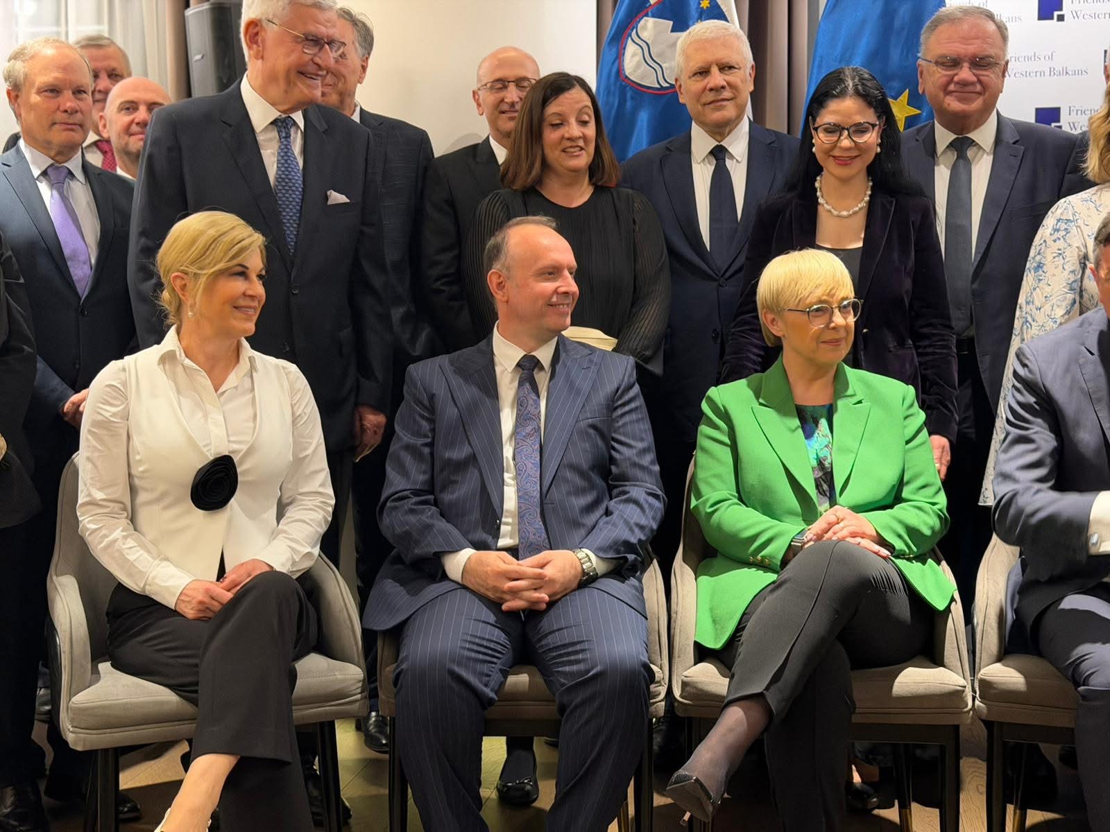 Në Lubjanë  Afrim Gashi krah presidenteve Musar dhe Kitaroviq