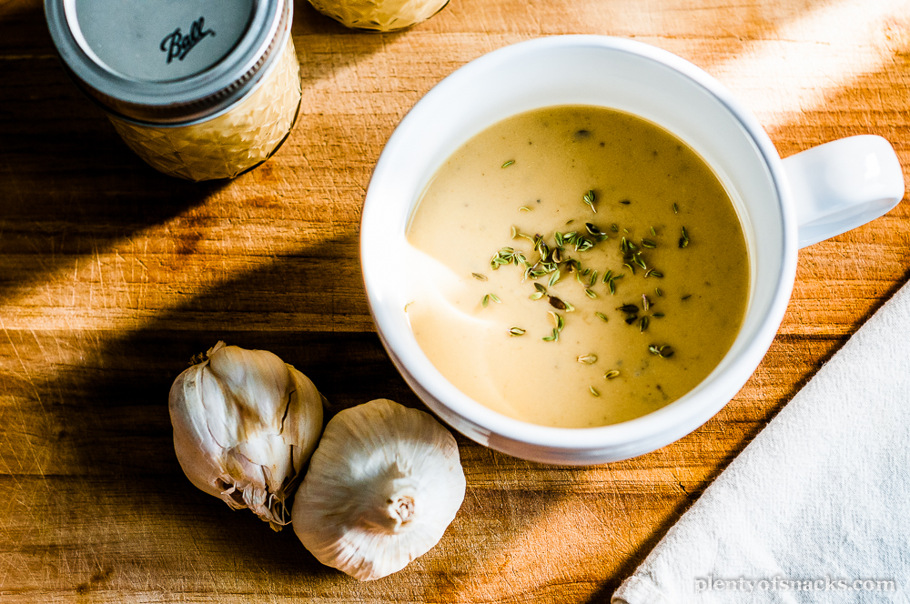 Supa me hudhra, e shijshme dhe një antibiotik natyral