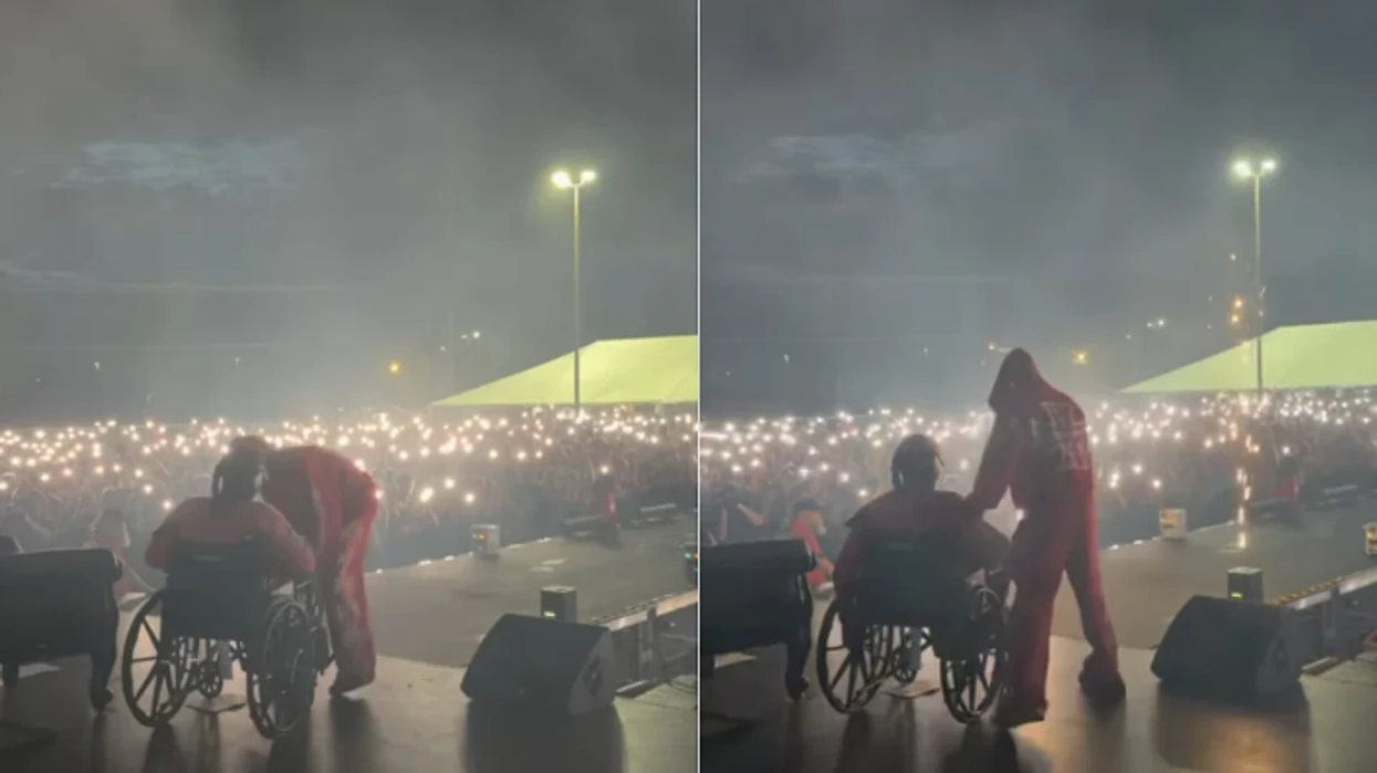 Pak ditë pas plagosjes – reperi Offset ngjitet në skenë me karrocë