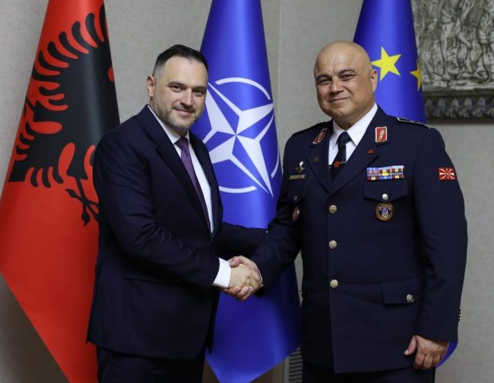 Nufi takon shefin e Shtabit të FA të Maqedonisë së Veriut për siguri në Ballkanin Perëndimor
