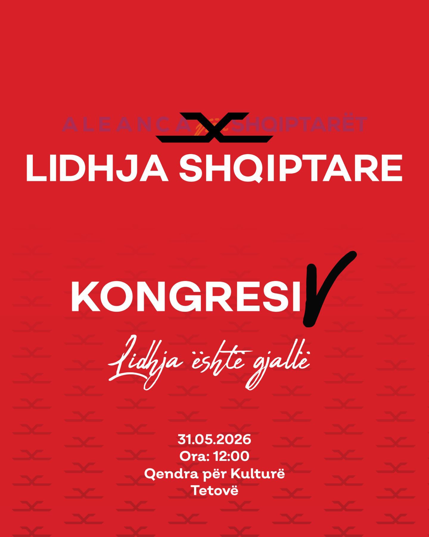 Lidhja Shqiptare  mban Kongresin V në Tetovë  Partia e re e Ziadin Selës nis fazën e re politike