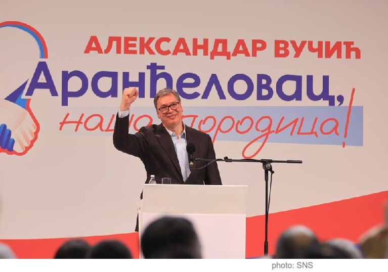 Partia në Vuçiçit me mbështetjen më të lartë  anketë 