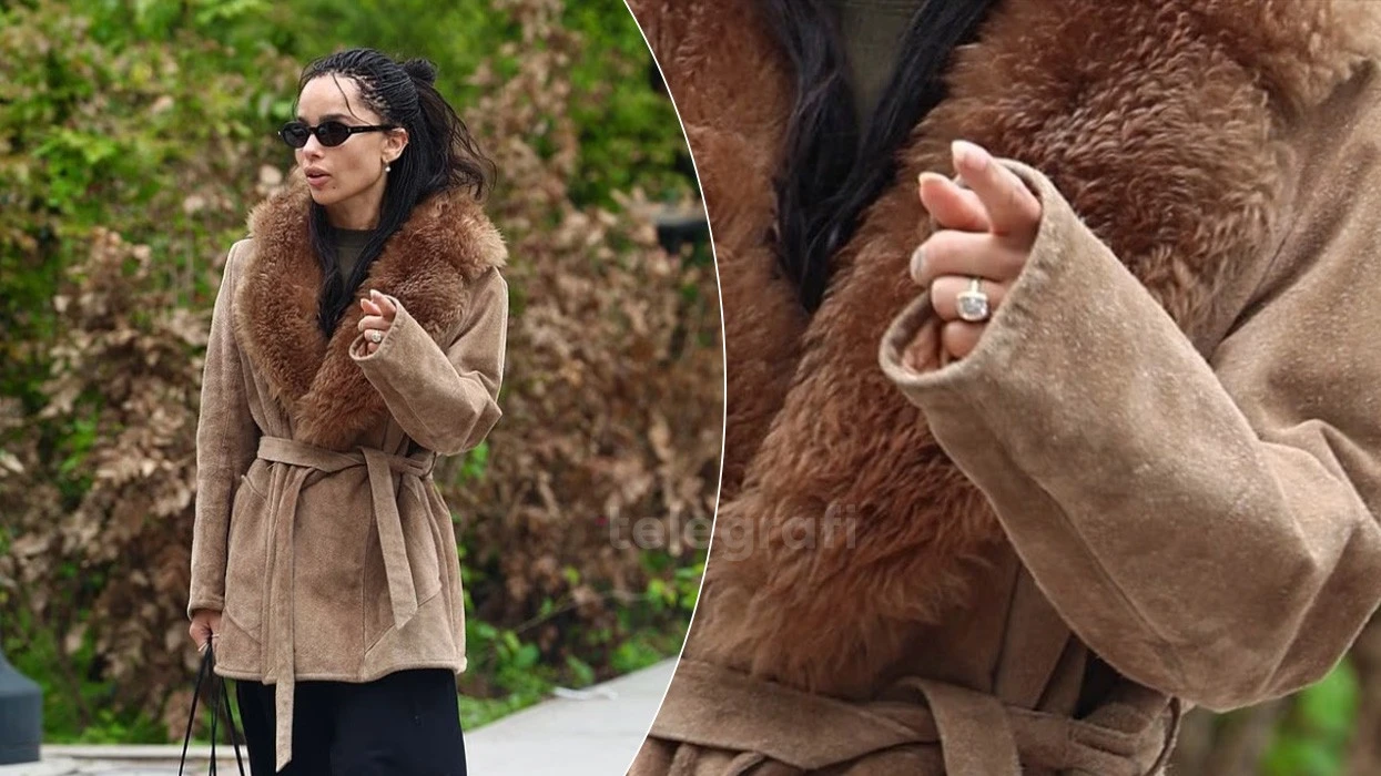 Zoe Kravitz shfaq unazën e madhe me diamant në NYC pas lidhjes me Harry Styles
