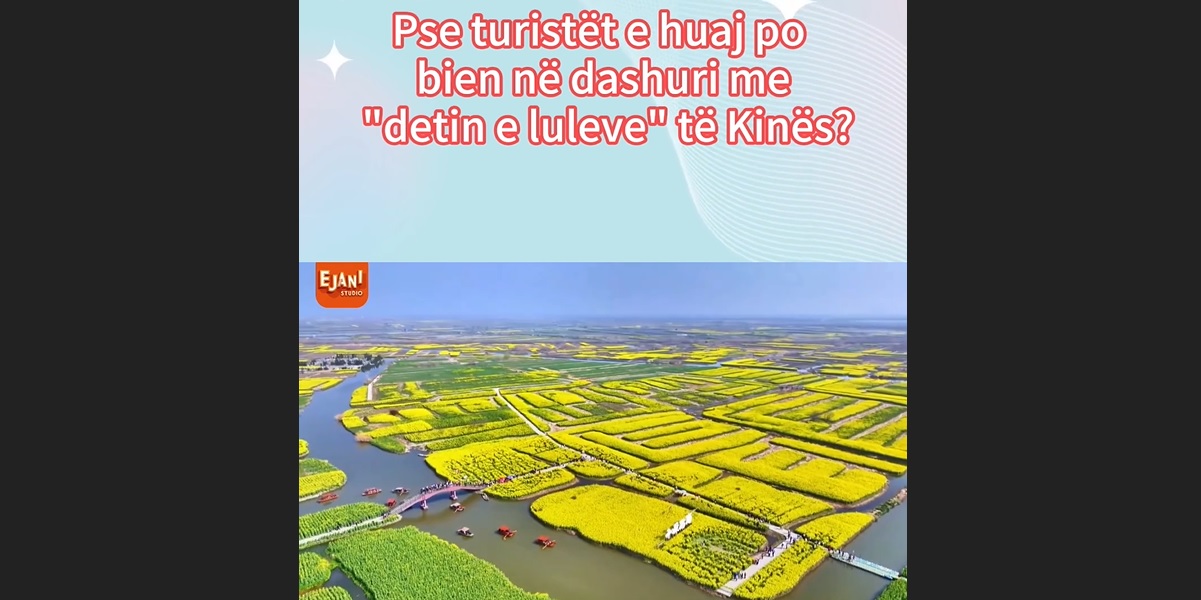 Pse turistët e huaj po bien në dashuri me  detin e luleve  të Kinës 