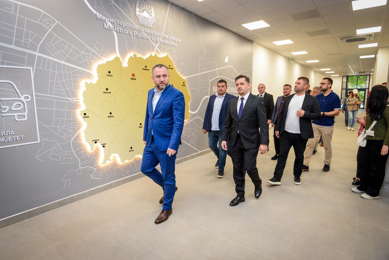 Ministri Toshkovski inauguron sallën e re sportive në MVR – shërbime të përmirësuara dhe ambiente moderne për qytetarët 