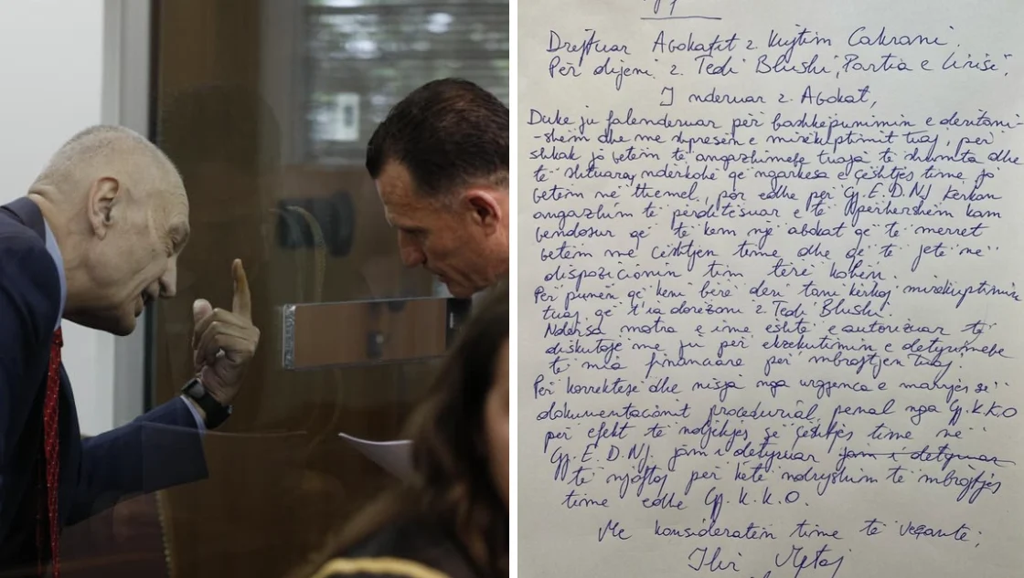  Më duhet një avokat që të merret vetëm me çështjen time   zbulohet letra e Metës për kujtim Cakranin  Motra ime do diskutojë me ju për detyrimet financiare