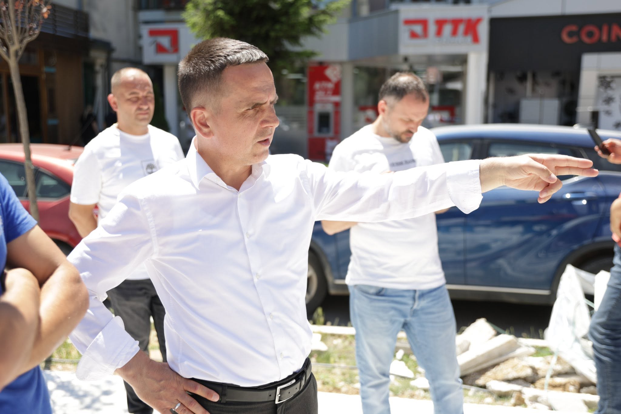 Kasami inspekton punimet në shëtitoren e rrugës  Boris Kidriç   Së shpejti me pamje të re për qytetarët