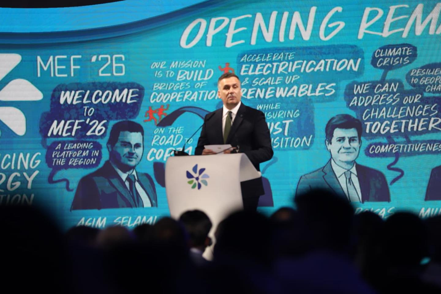 Ministri Hoxha hapi ‘MEF 2026’ dhe bëri thirrje për përshpejtimin e tranzicionit të gjelbër në rajon