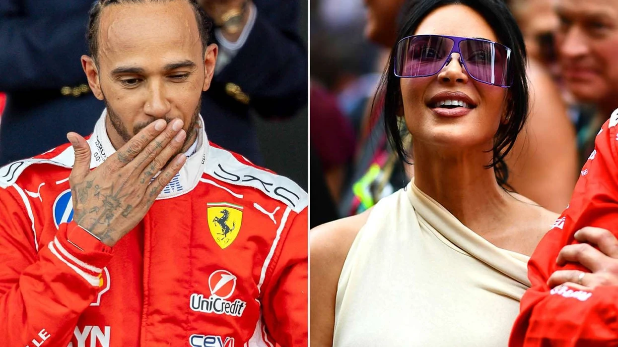 Kim Kardashian pozon me helmetën e Lewis Hamilton në Monako,