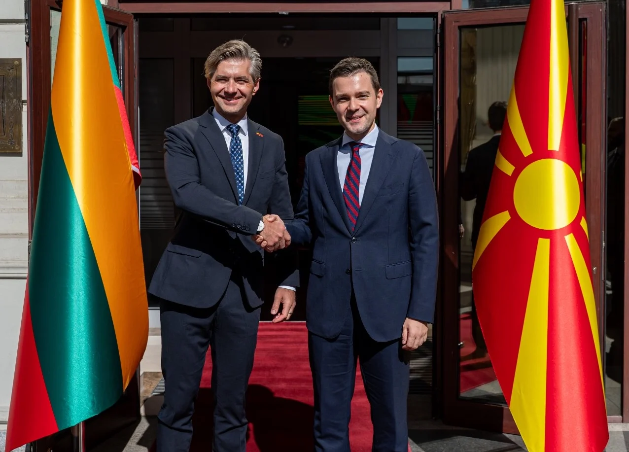 Lituania rikonfirmon mbështetjen për integrimin evropian të Maqedonisë së Veriut