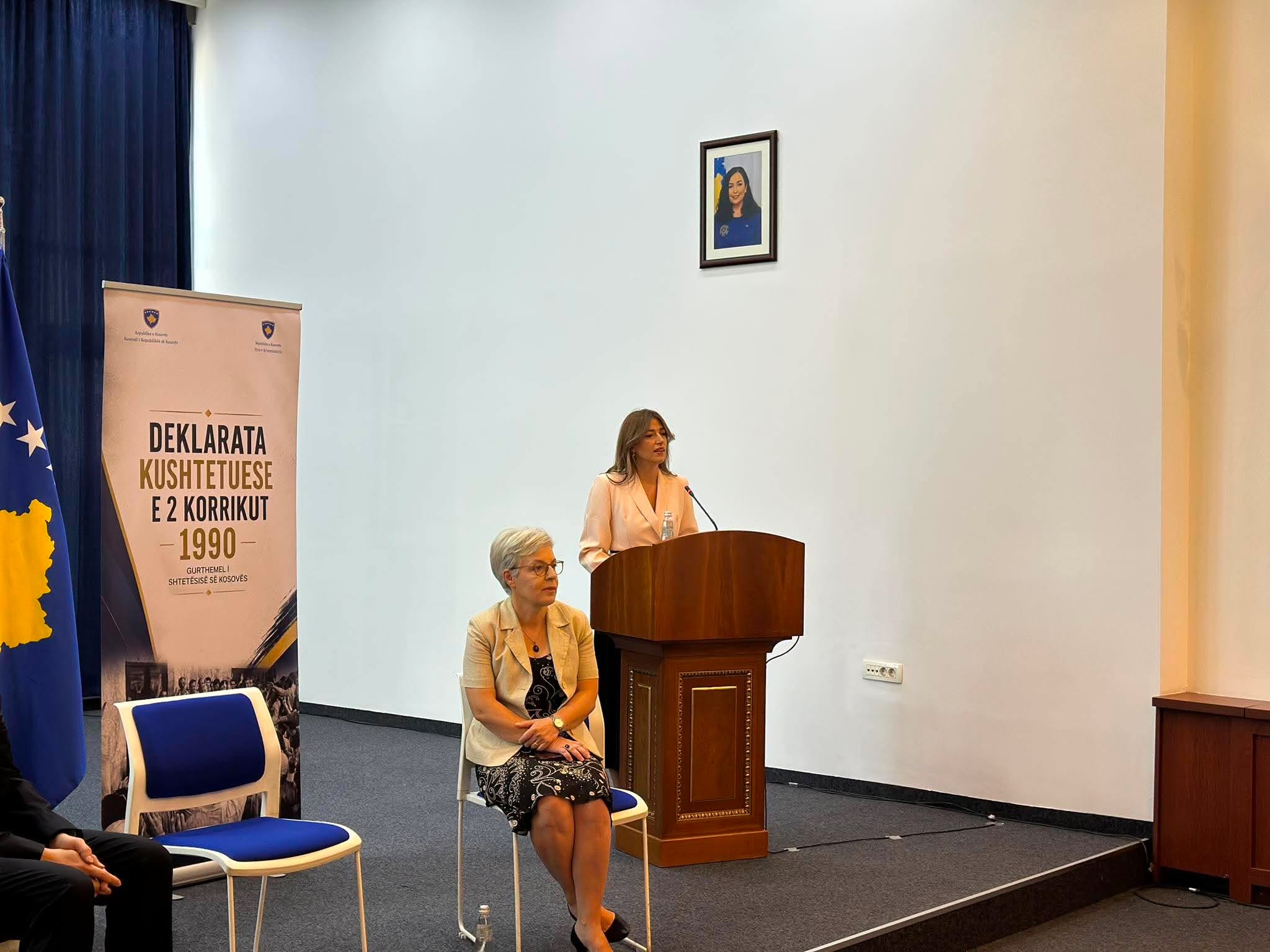 36 vjetori i Deklaratës Kushtetuese të 2 korrikut  Haxhiu  Delegatët folën në emër të Kosovës edhe jashtë Kuvendit