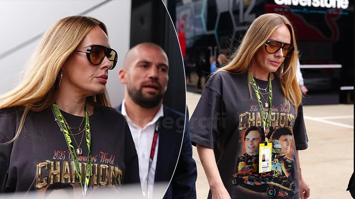 Adele bën një paraqitje të rrallë publike  shfaqet me bluzën e Lando Norris në Silverstone