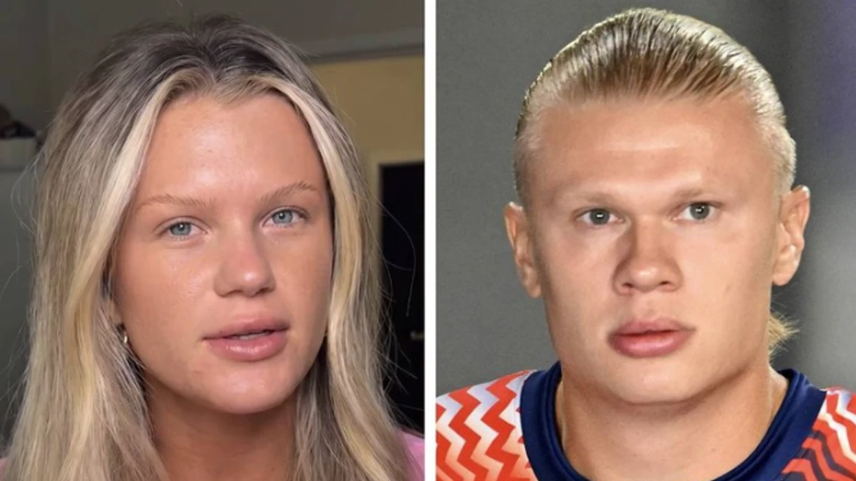 Influencerja që ngjan si Haaland bëhet virale: Reagimi i tij! 