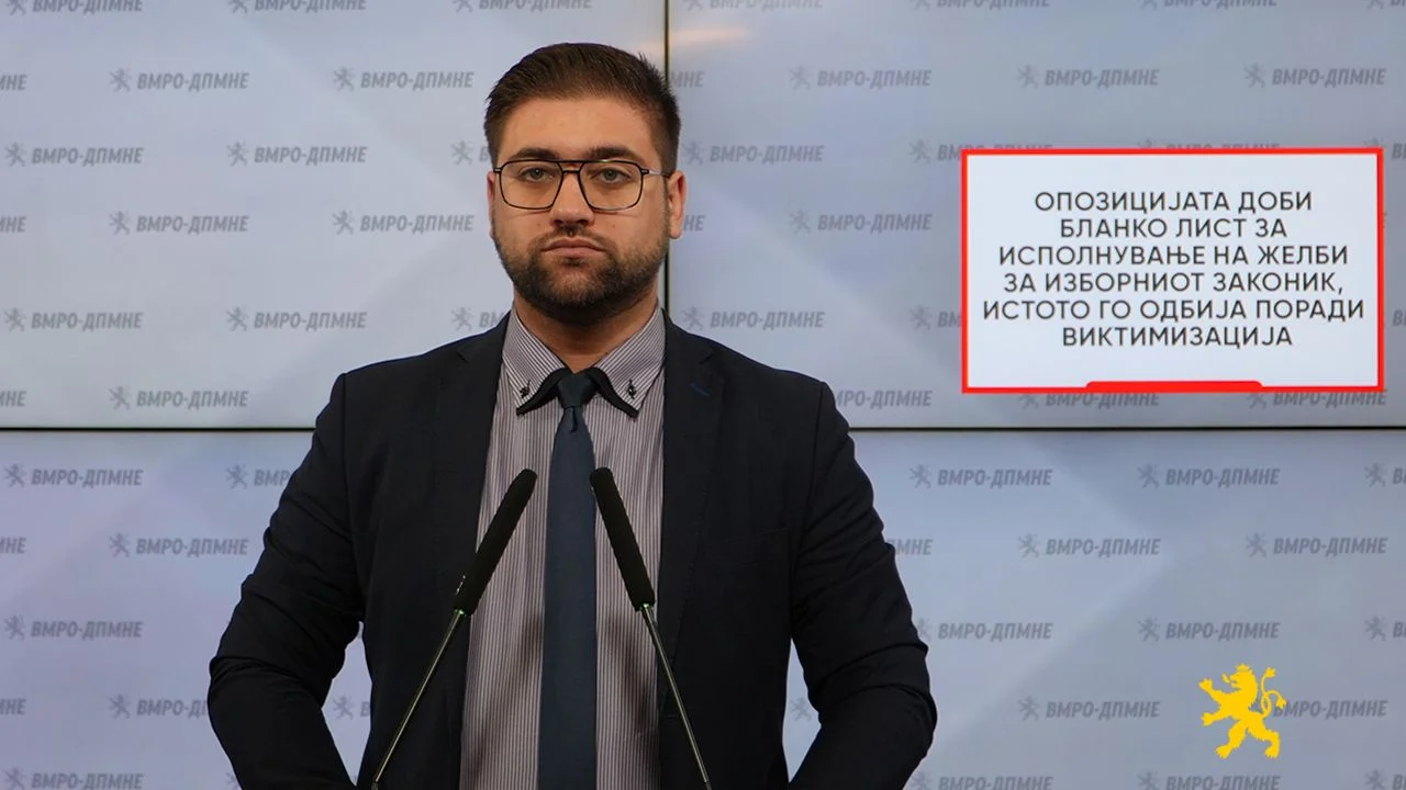 Manasievski  Opozita mori  listë të bardhë  për plotësimin e dëshirave në Kodin Zgjedhor  por e refuzoi për të luajtur rolin e viktimës