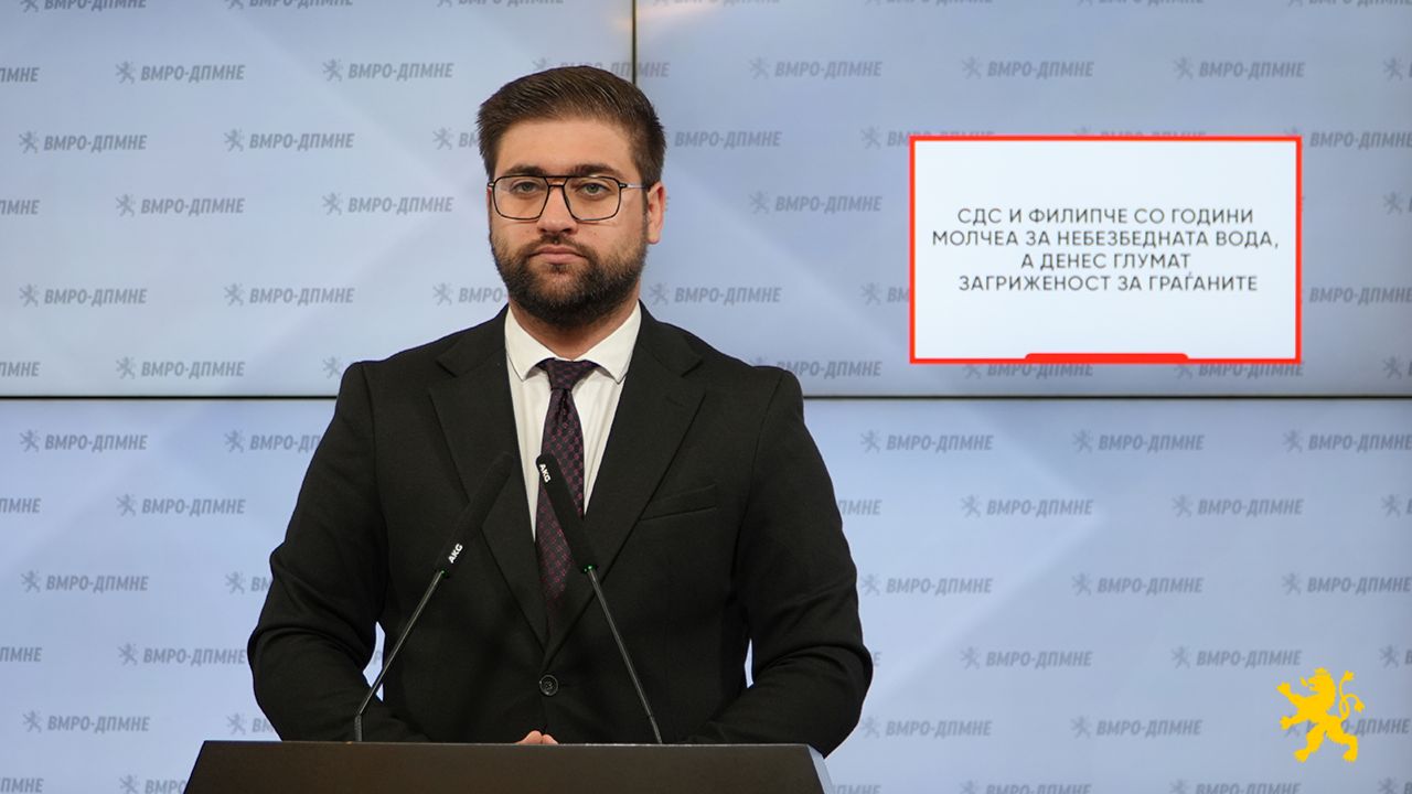 Manasievski  LSDM dhe Filipçe për vite me radhë heshtën për ujin e pasigurt  ndërsa sot po simulojnë shqetësim