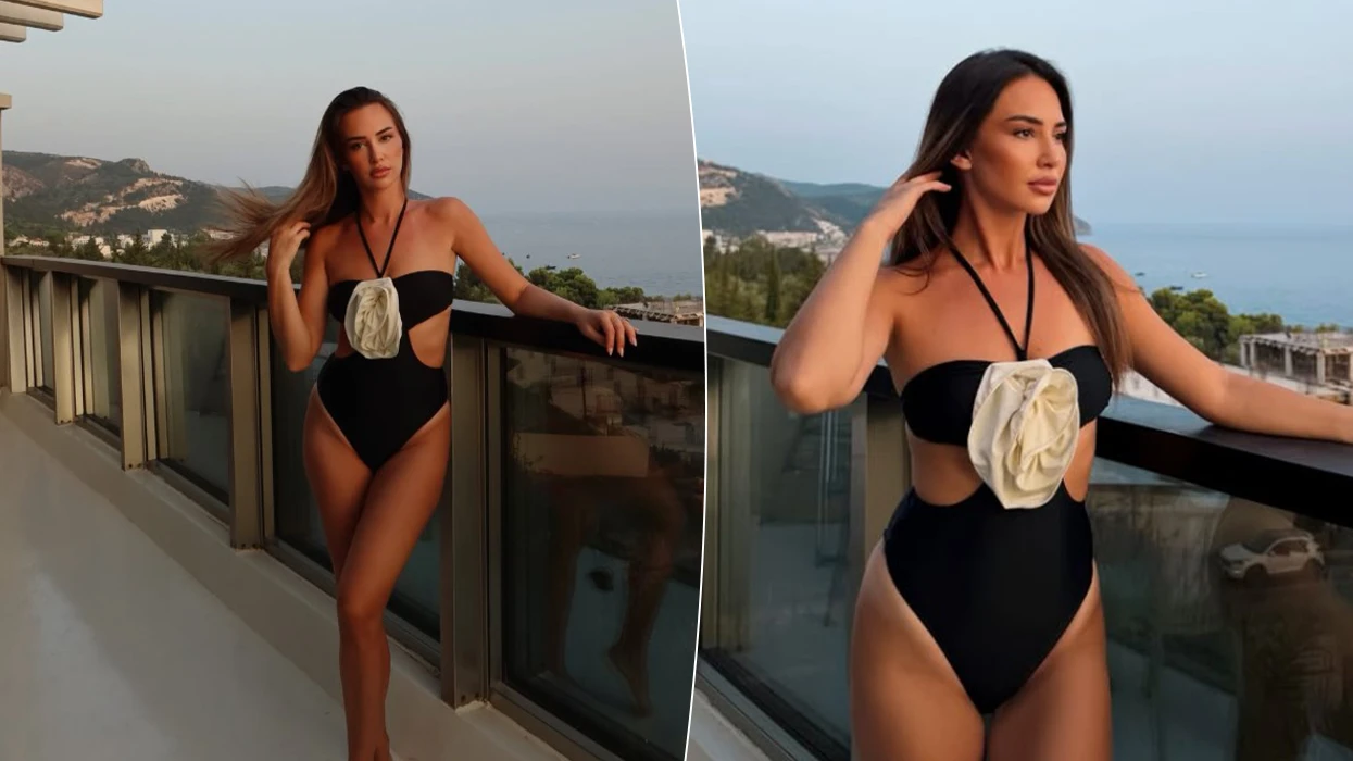 Kiara Tito mahnit me linjat e saj perfekte, shkëlqen me rroba banjo elegante në pushimet verore