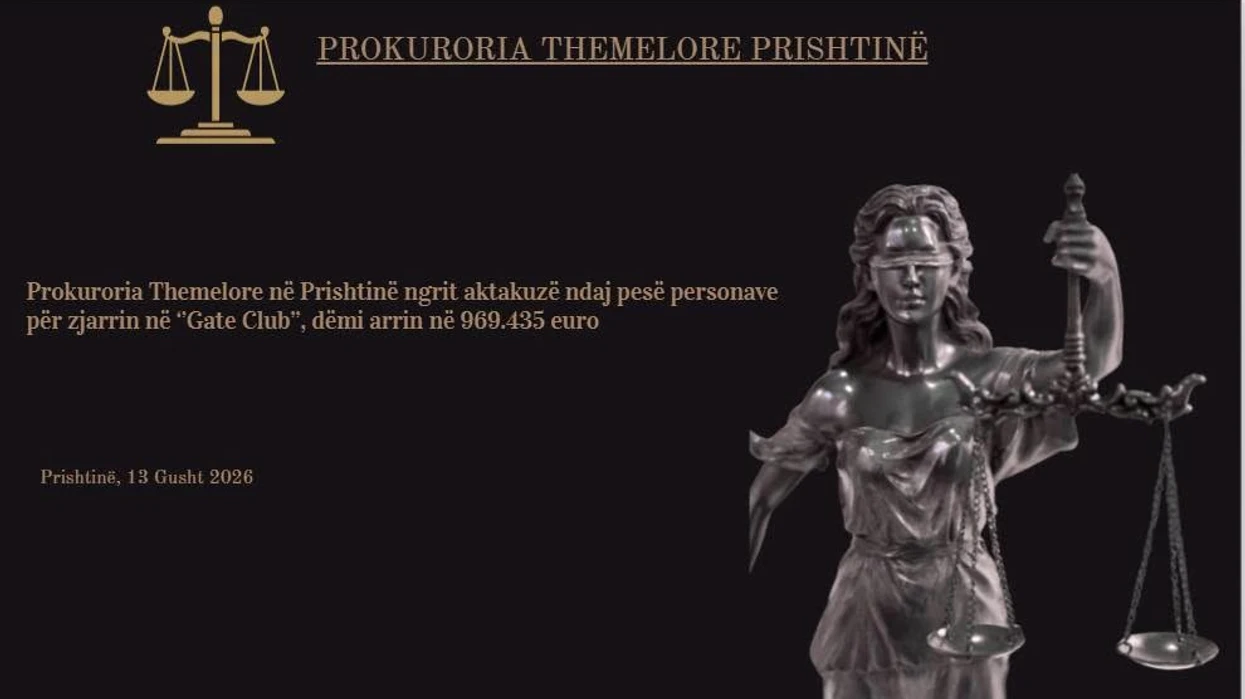Prokuroria ngrit aktakuzë ndaj pesë personave për zjarrin në  Gate Club   dëmi ishte mbi 969 mijë euro