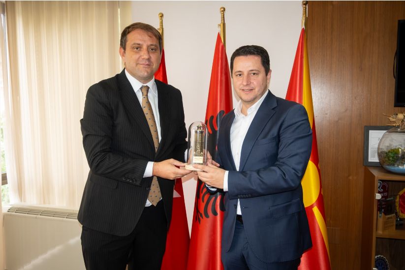 Limani pret ambasadorin e Kosovës, Florian Qehaja: Thellim i bashkëpunimit ndërmjet Gostivarit dhe komunave të Kosovës