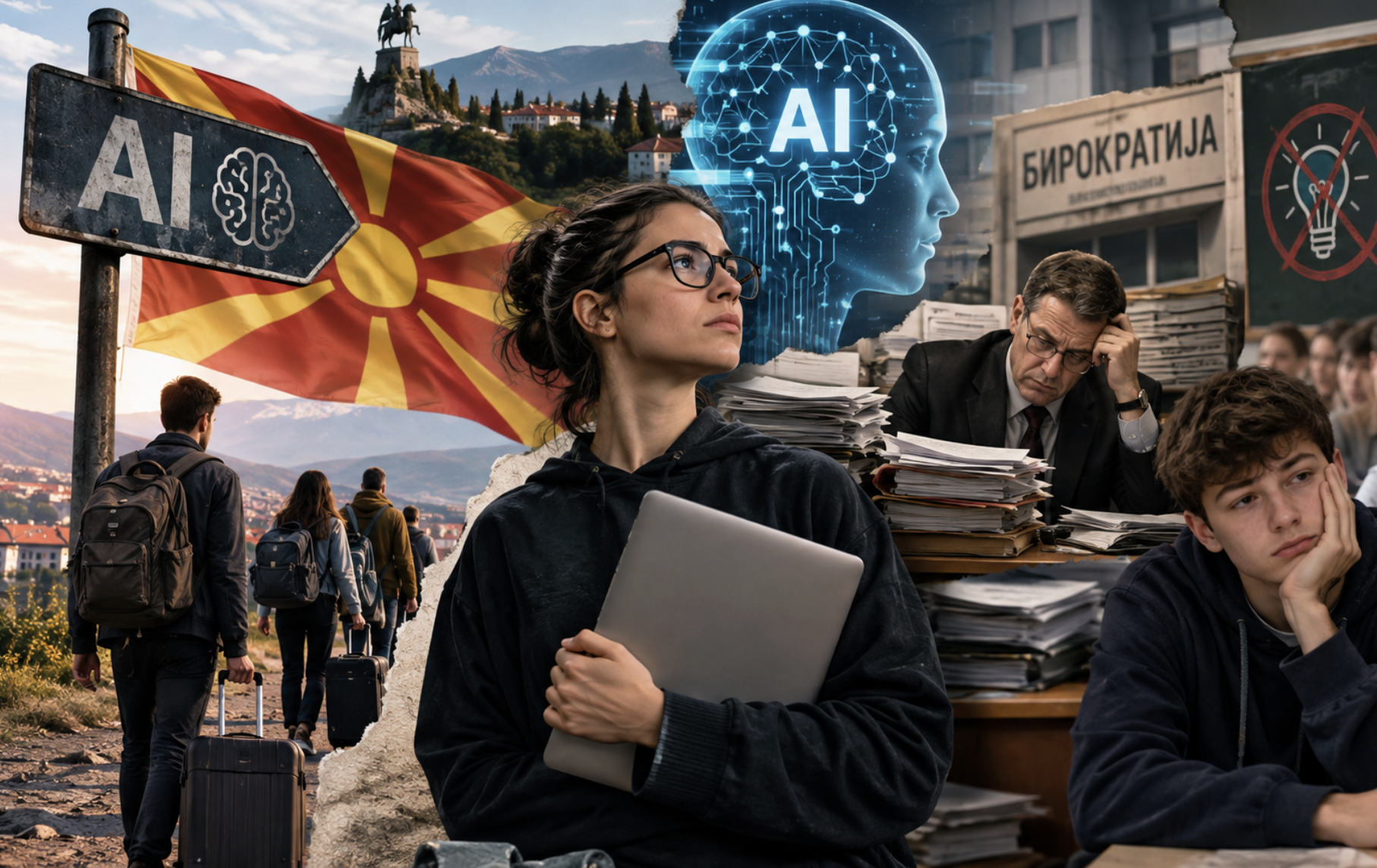 Editorial / Maqedonia e Veriut e fundit sa i përket Intelegjencës Artificiale – ekspertët po ikin, burokraci e tepruar dhe nuk duam të mësojmë gjëra të reja!