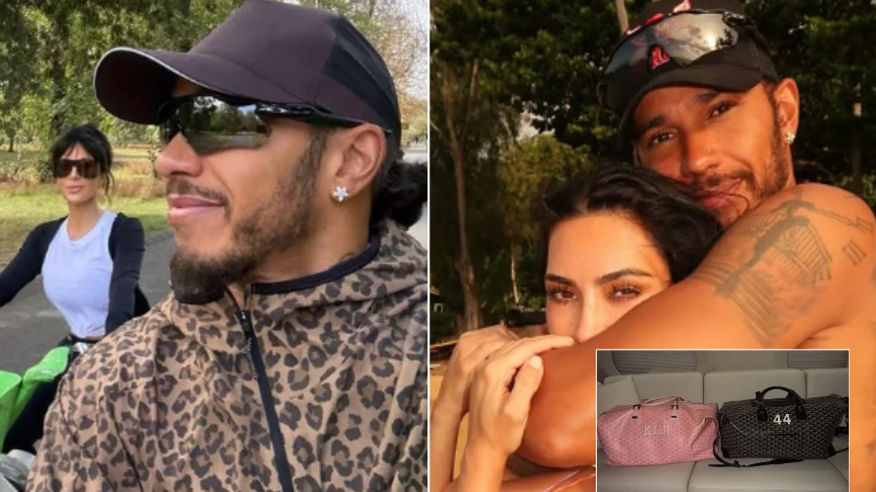 Kim Kardashian dhe Lewis Hamilton gjithnjë e më të pandarë, kanë edhe çanta udhëtimi të personalizuara
