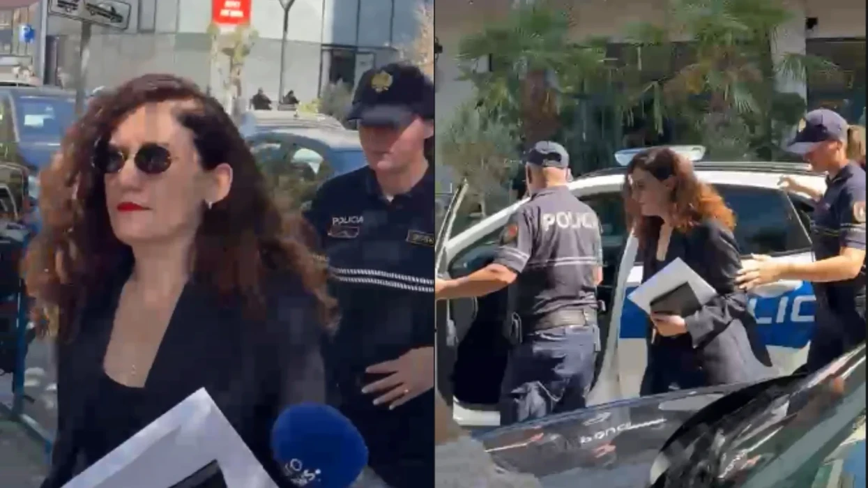 Ish kreu i SHISH mbërrin në ambientet e GJKKO  reagon për herë të parë Vlora Hyseni