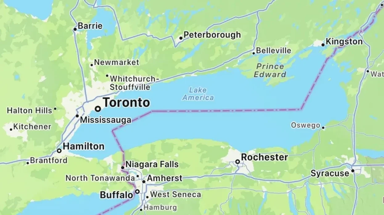 Apple ndryshon emrin e Liqenit Ontario në  Lake America  pas urdhrit të Trump