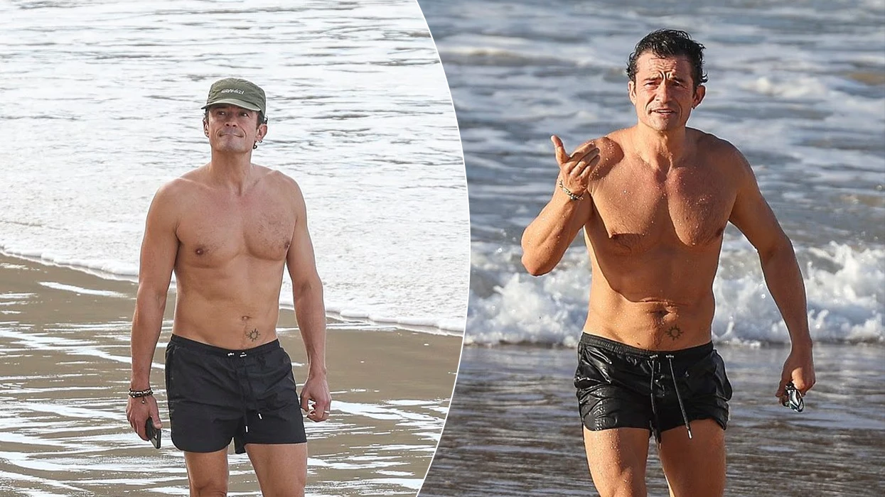 Orlando Bloom tërheq vëmendjen me fizikun e tonifikuar gjatë pushimit në plazh