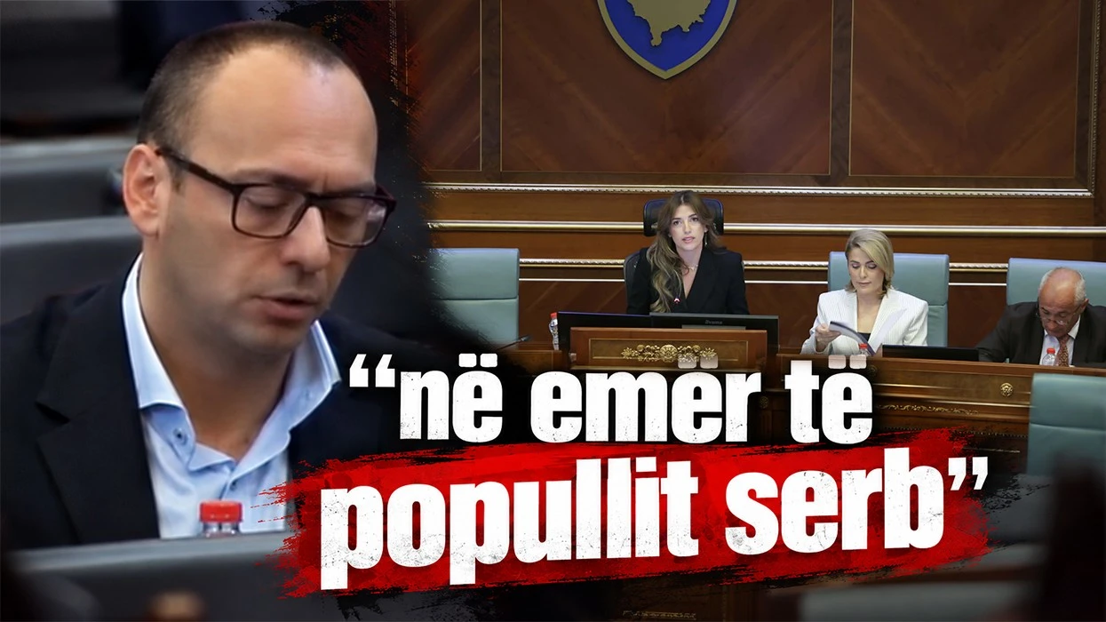  Në emër të popullit serb   Haxhiu i kërkon Simiqit ta tërheqë deklaratën  ai refuzon   ia ndërpret fjalën