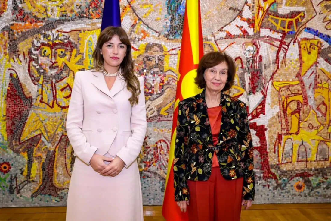 Siljanovska-Davkova priti kryetaren e Kuvendit të Kosovës, në fokus eurointegrimet dhe bashkëpunimi bilateral