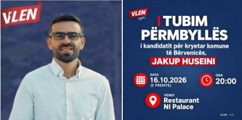 Jakup Huseini fton qytetarët në tubimin përmbyllës: Nesër hapim një kapitull të ri për Bërvenicën