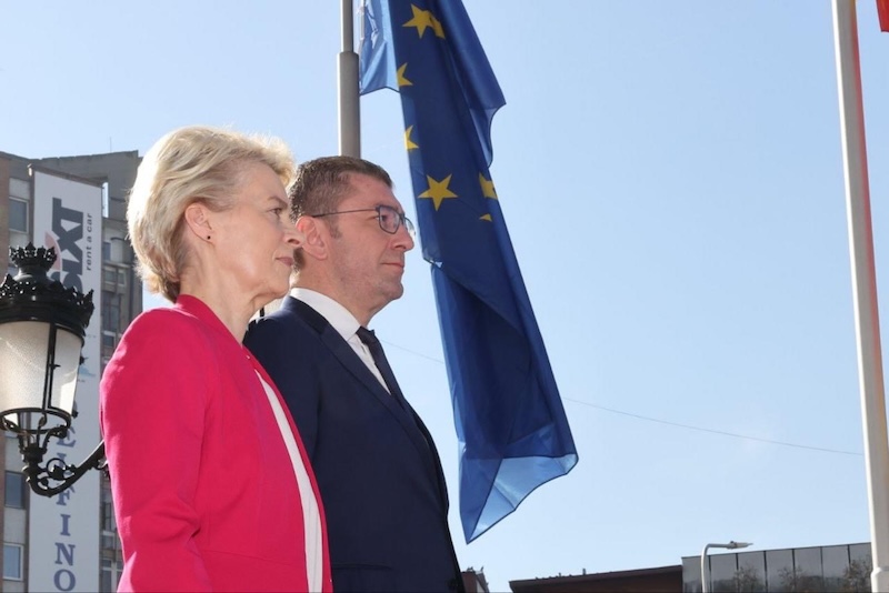 Çfarë mesazhi sjell Ursula von der Leyen në Shkup  Reformat dhe vetoja bullgare në fokus