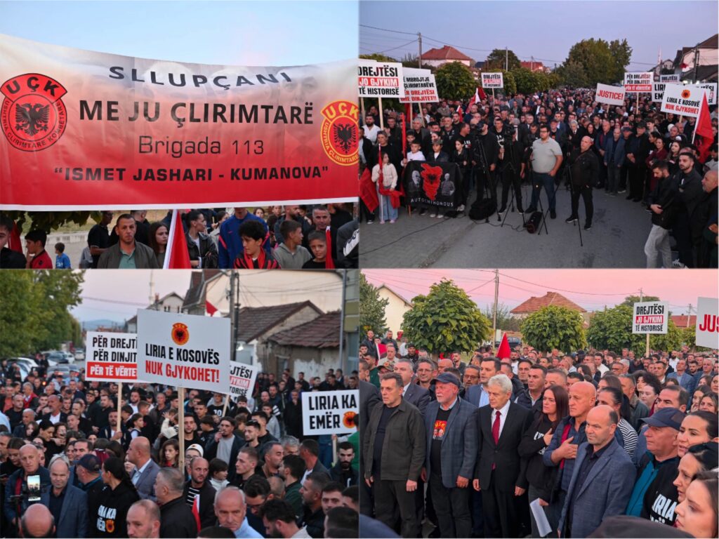 Nga Sllupçani bashkë me Likovë e Kumanovë në mbështetje të çlirimtarëve të UÇK