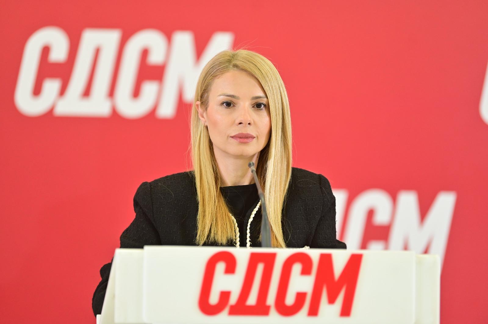Shterjova: Mickoski e mbron Toshkovskin, arratisja e Mihailovës është farsë për publikun