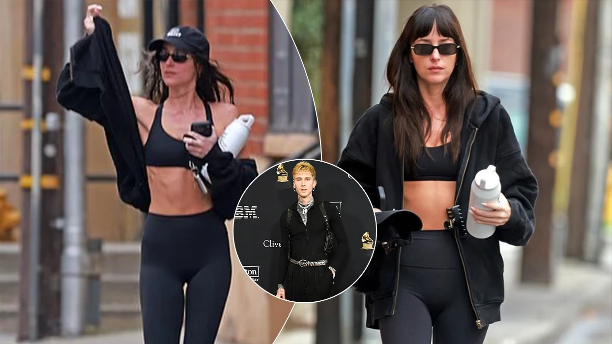Dakota Johnson shfaq barkun e tonifikuar pas stërvitjes në Los Angeles, mes thashethemeve për romancën me MGK