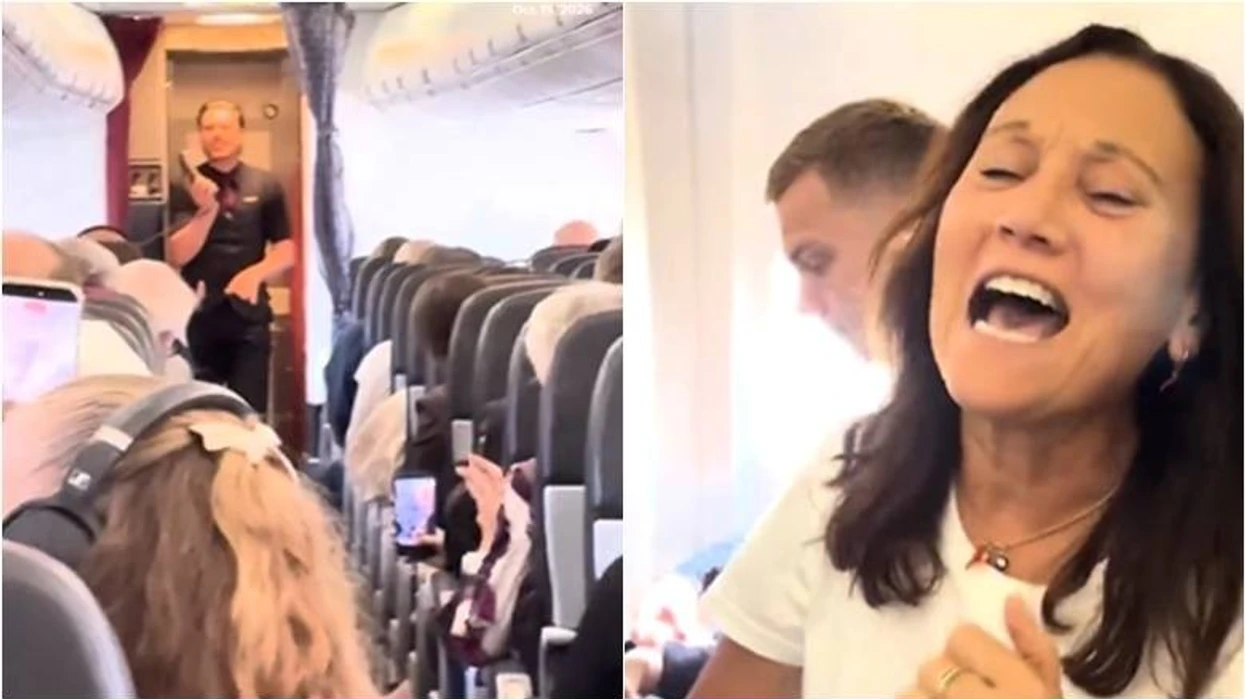 Surprizë në ajër  menaxheri i kabinës së aeroplanit argëton pasagjerët me këngë
