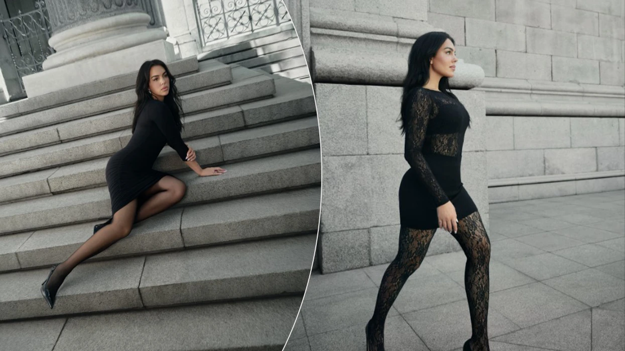 Georgina Rodriguez prezanton fustanet mini dhe dantellën në fushatën e re të Calzedonia