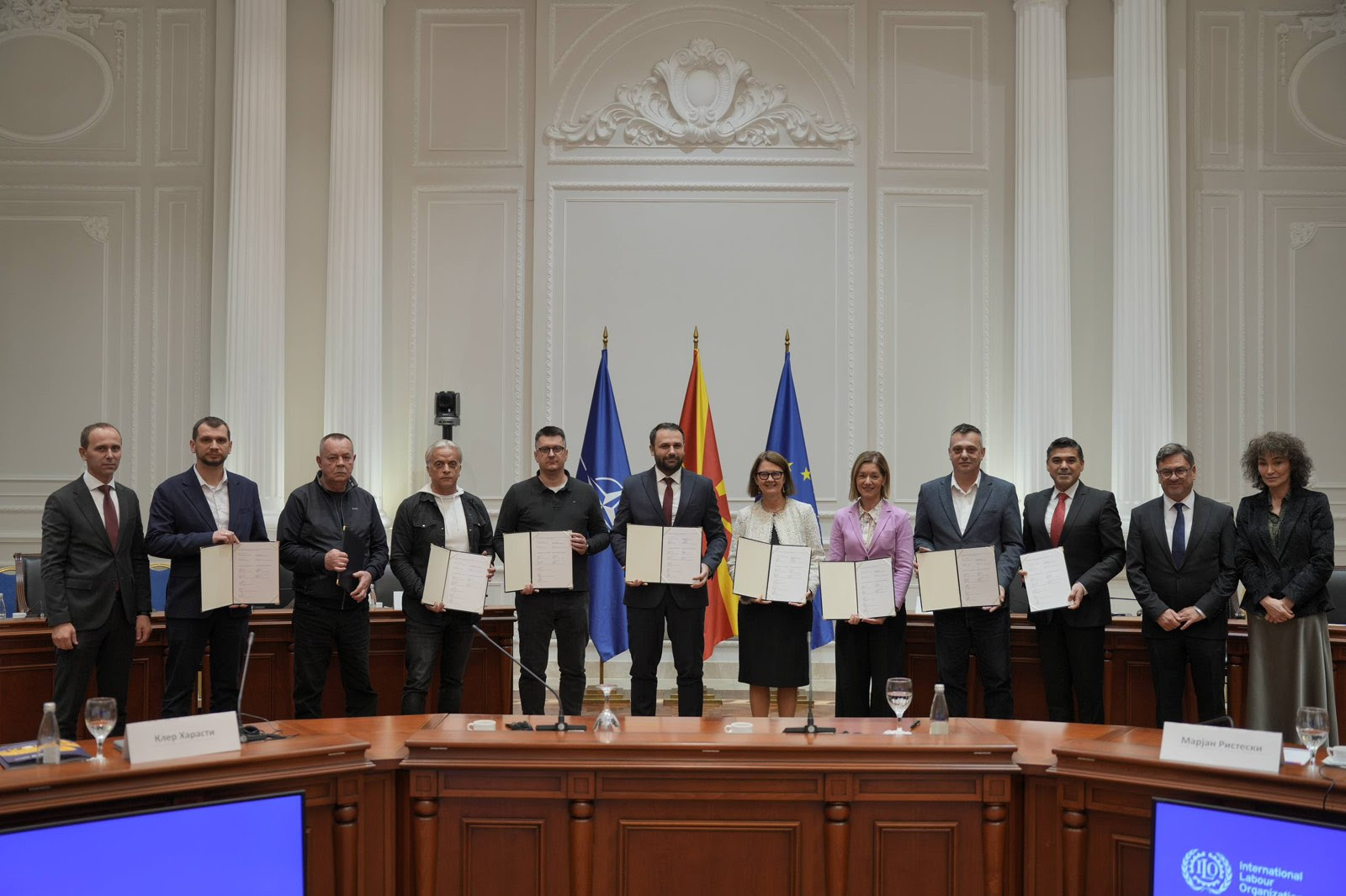 Mickoski: Nënshkruhet Programi Kombëtar për Punë Dinjitoze 2026–2030, puna dhe dijet duhet të vlerësohen
